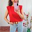 Camiseta Hombreras Roja